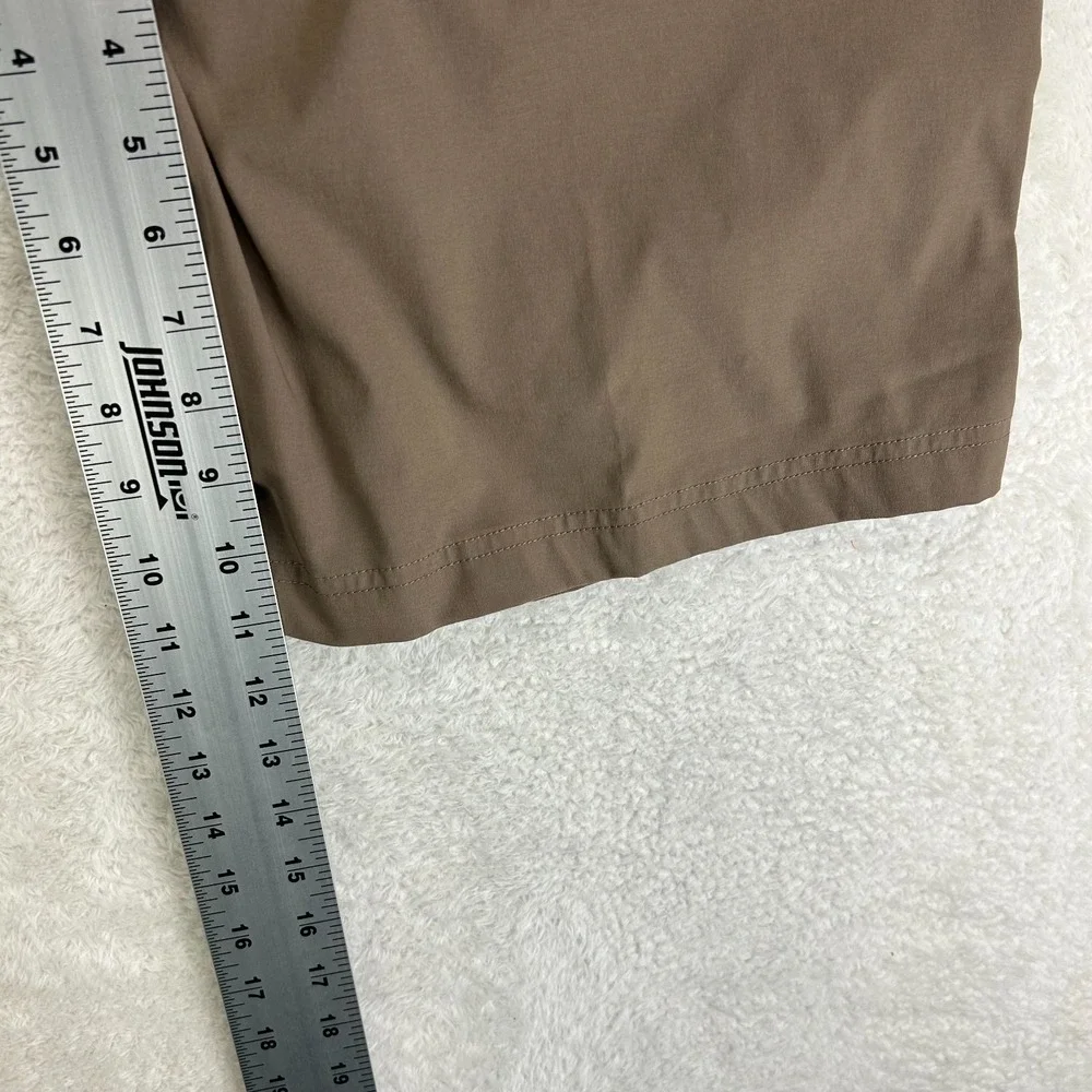Duluth Trading Co. Flex Dry On The Fly Cargo Shorts Mens 40 Brown Stretch Hiking